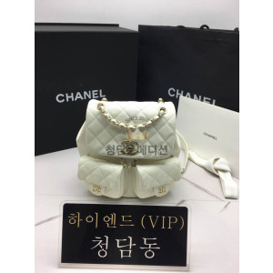 샤넬 22P 듀마 투포켓 백팩 미디움 카프스킨 캐비어 (하이엔드급)