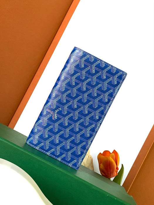 고야드 리슐리유 플랩 장지갑 (똑딱이버전) (컬러 블루)