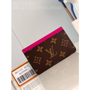 루이비통 포트카트 심플 카드 홀더 (컬러 핑크)
