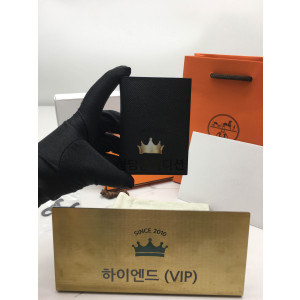 에르메스 MC2 유클리드 남성 카드지갑 앱송 블랙 (올수공)