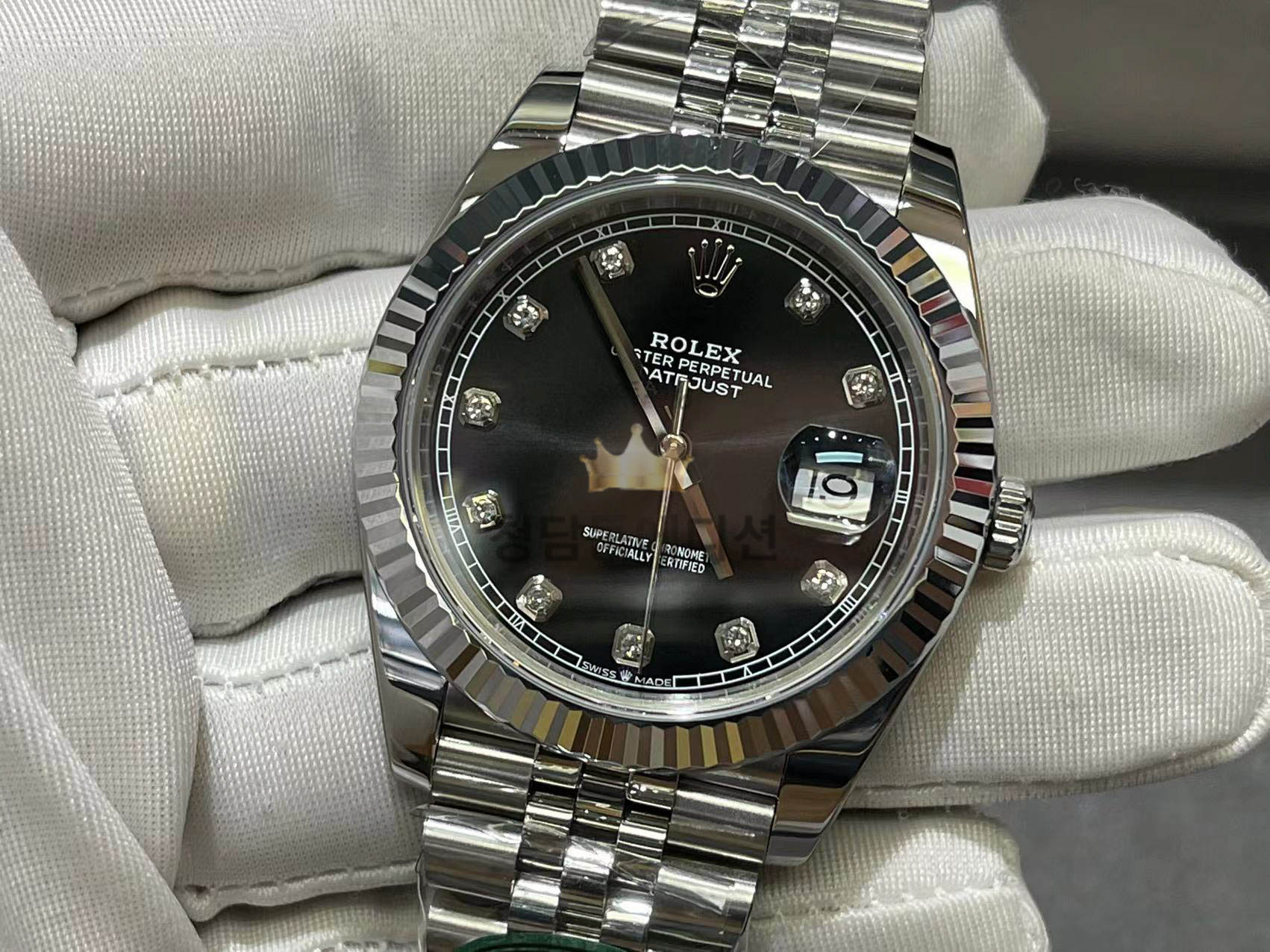 로렉스 데이저스트 41mm 검판 126334