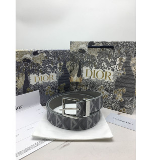 디올 다이아몬드 패턴 벨트 3.5cm