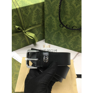 구찌 더블G 레더 벨트