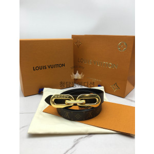 루이비통 엣지 리버서블 벨트 2.5cm 블랙 (upgrade ver.)