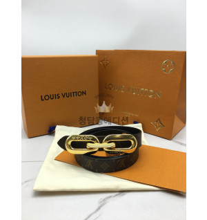 루이비통 엣지 리버서블 벨트 2.5cm 블랙 (upgrade ver.)