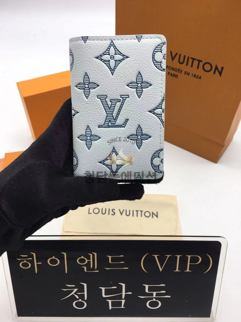 루이비통 포켓 오거나이저 타이가라마 옵틱 화이트