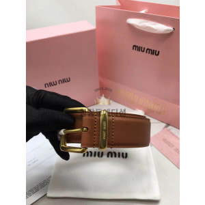 23fw 미우미우 가죽 벨트 (3COLOR)
