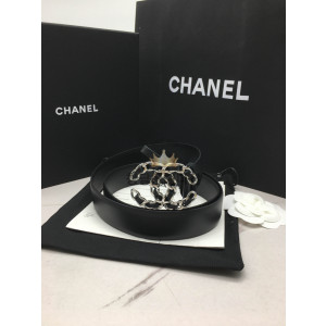 샤넬 19로고 레더 벨트 3.0cm (upgrade ver.)