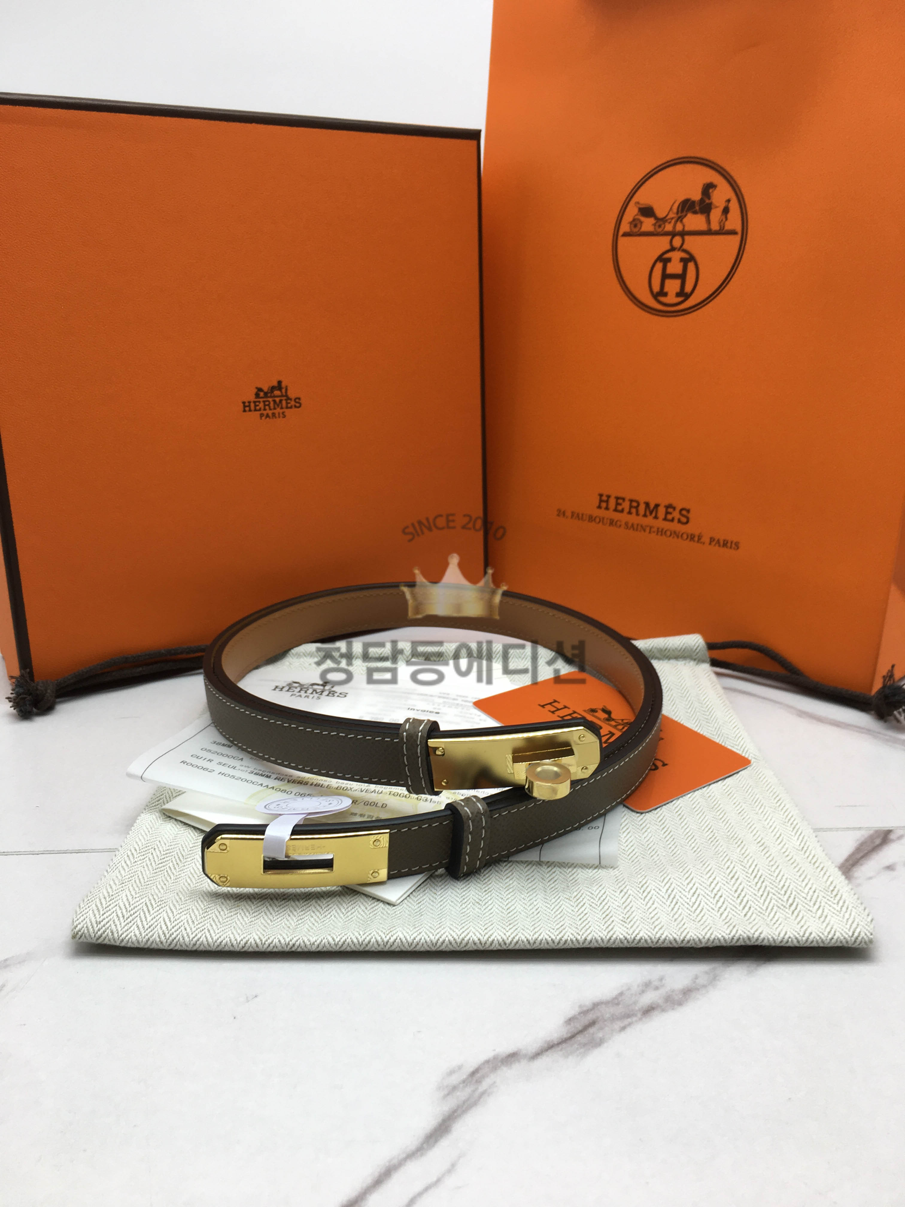 에르메스 켈리 벨트 (버클컬러 은장/금장) (upgrade ver.)