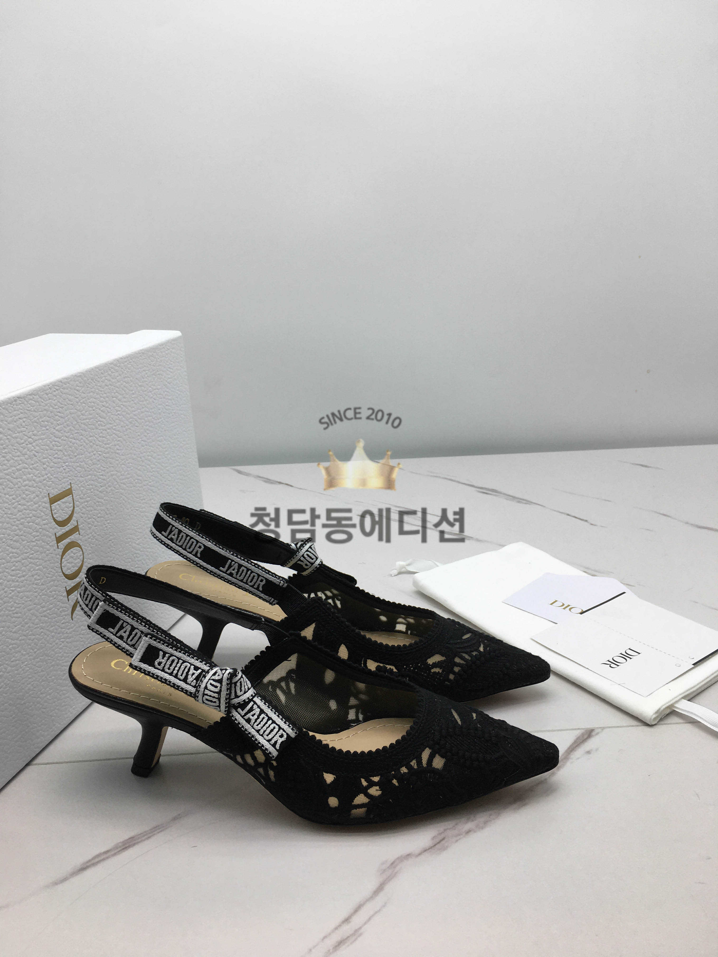 디올 쟈디올 슬링백 (굽 6.5cm)