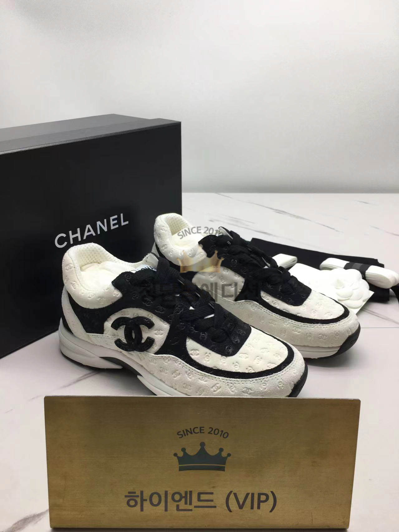 샤넬 CC로고 스니커즈