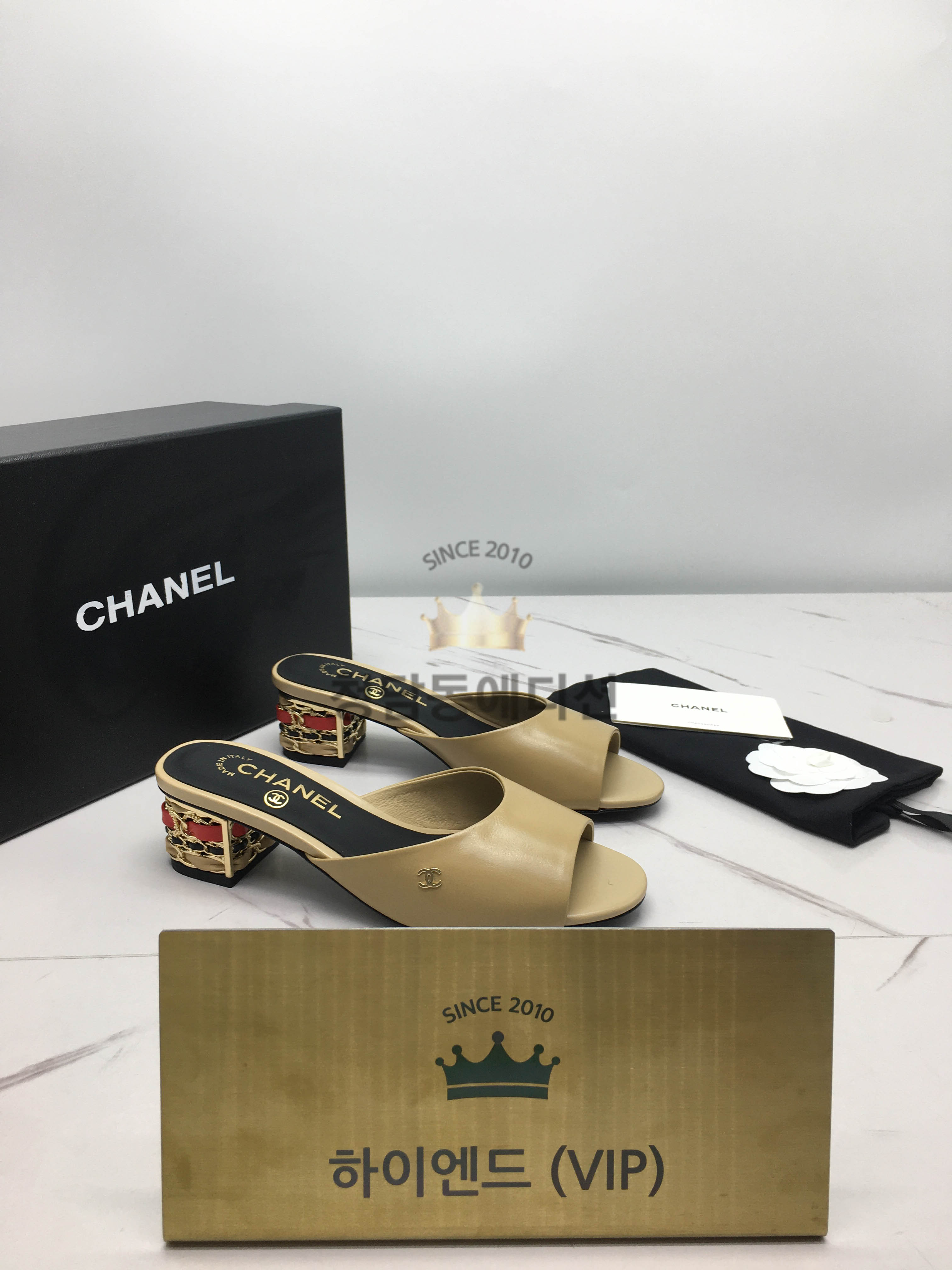 샤넬 뮬 (굽 4.5cm,8.5cm)