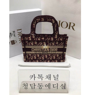 [정품동일가죽] 디올 북토트백 미니 최고퀄