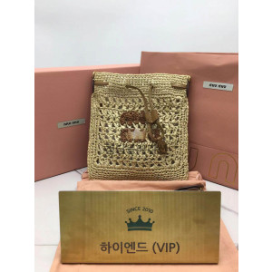 미우미우 우븐 패브릭 미니 백 5ND016 (컬러 베이지)