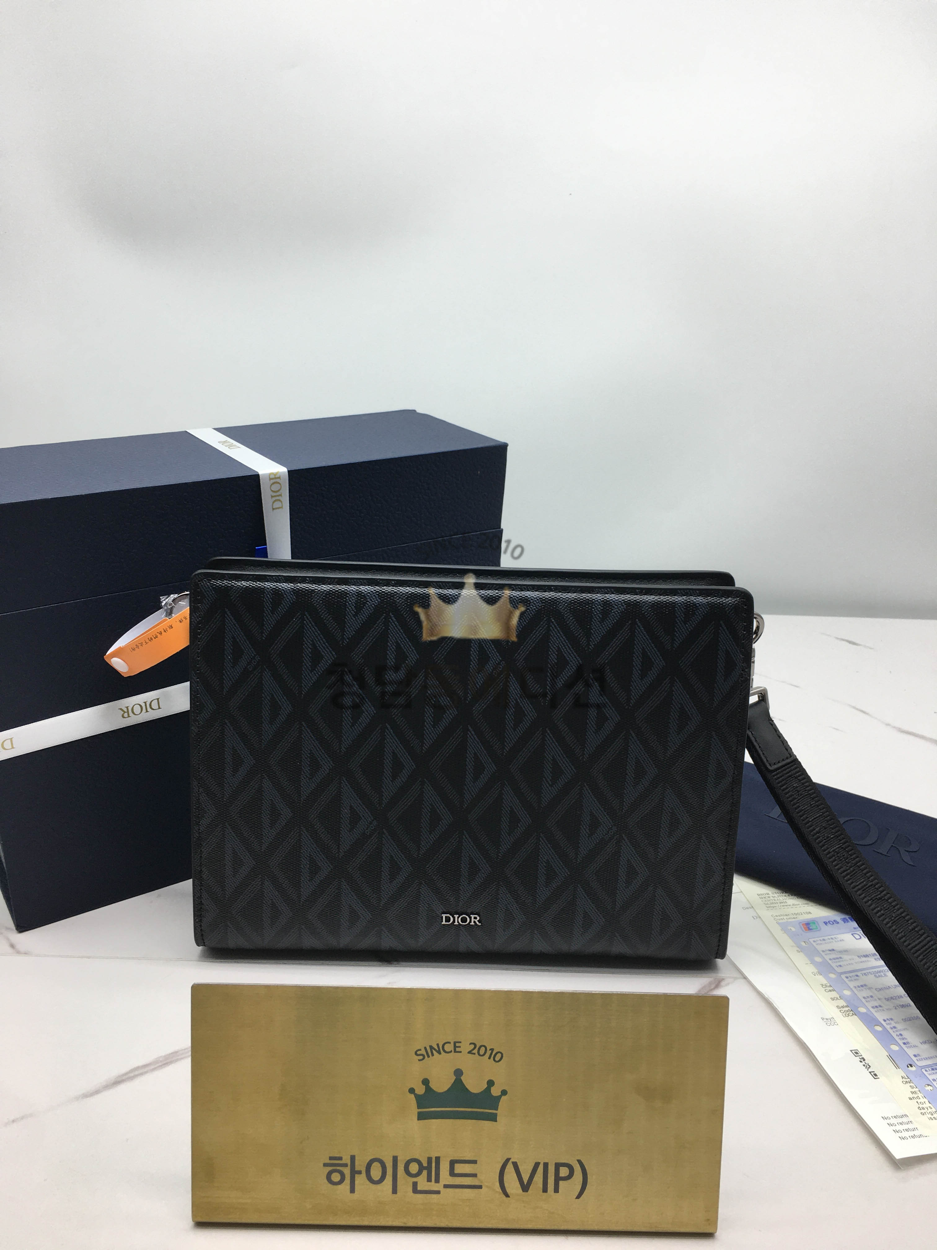 디올 트라이앵글 파우치 2ESCA483