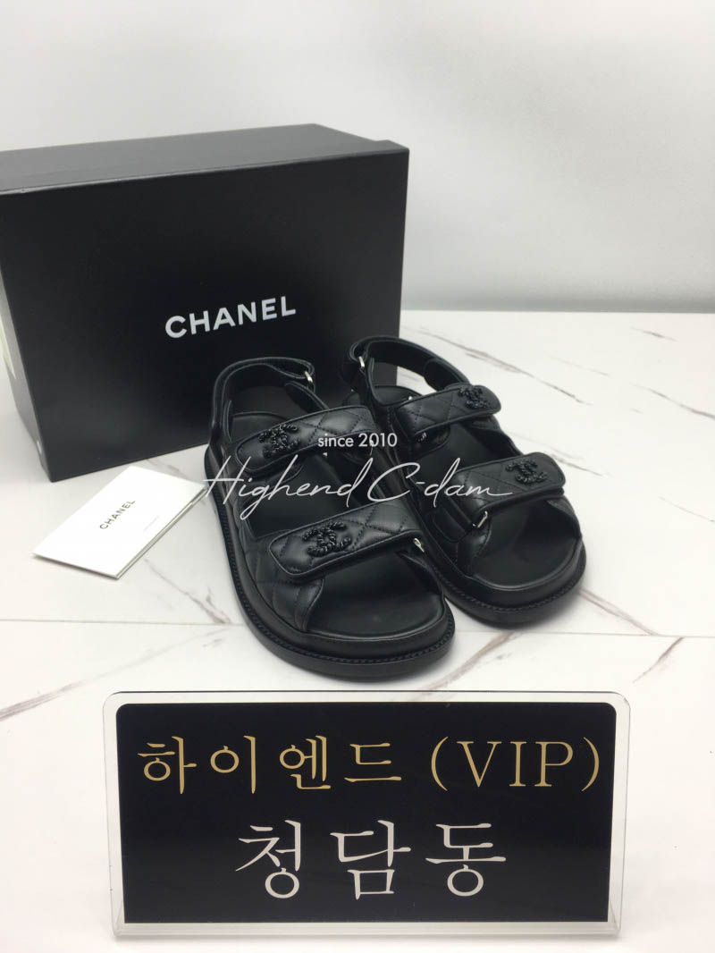 샤넬 벨크로 샌들