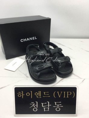 샤넬 벨크로 샌들
