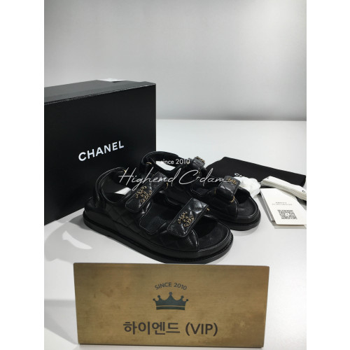 샤넬 벨크로 샌들