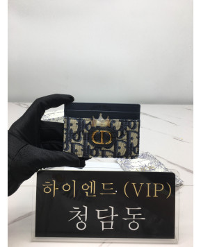 디올 30몽테인 프레지아 카드홀더 (컬러 네이비)