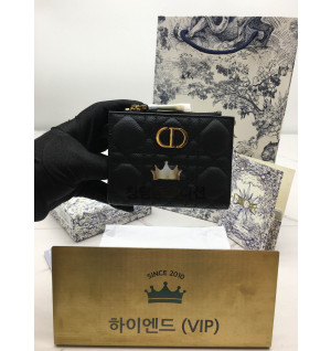 디올 카로 달리아 지갑 (컬러 블랙)