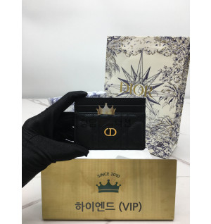 디올 카로 프레지아 카드홀더 (컬러 블랙)