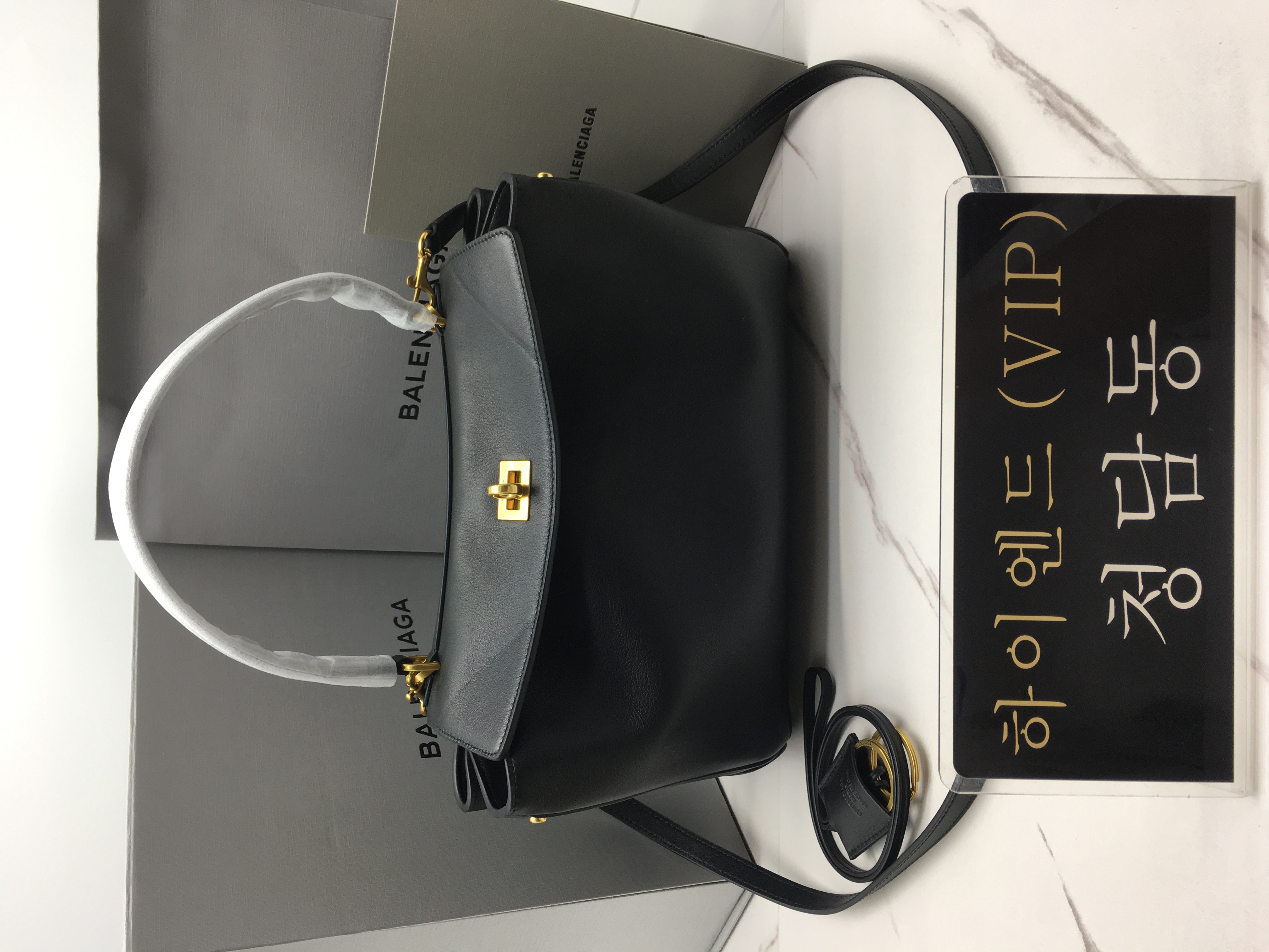 발렌시아가 로데오 스몰 핸드백 (버클컬러 금장)