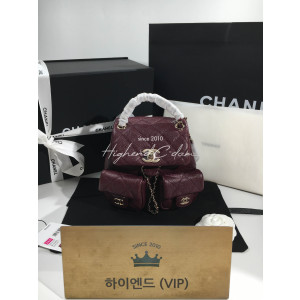 샤넬 듀마 투포켓 백팩 카프스킨 캐비어 (2size) (하이엔드급)