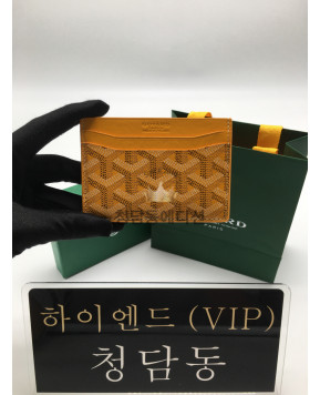 고야드 생쉴피스 카드홀더 (컬러 옐로우)