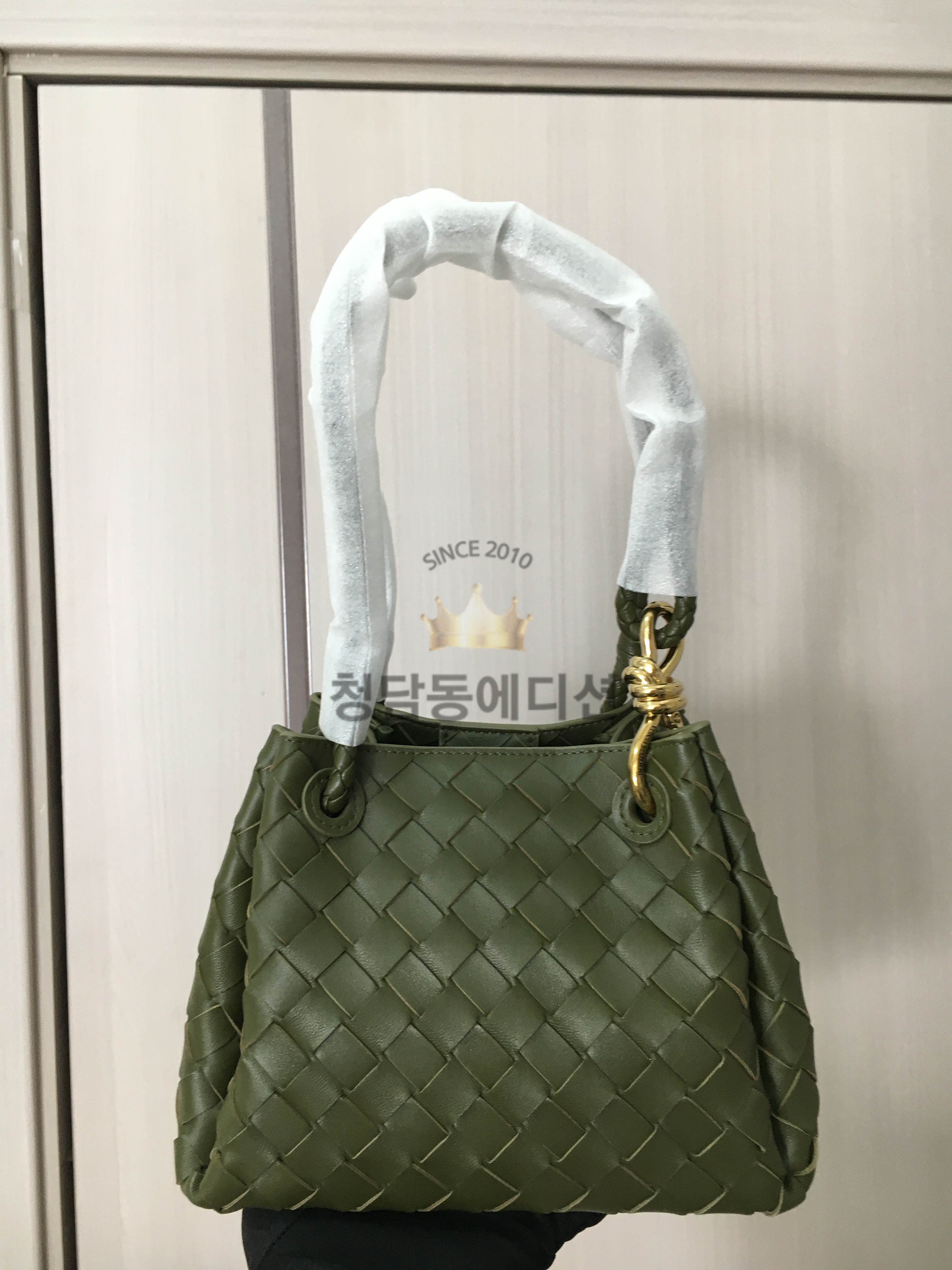 보테가베네타 숄더백 파라슈트 안디아모 스몰 796569 (컬러 올리브)