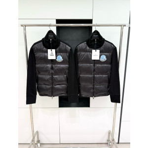 몽클레어 패딩 울가디건