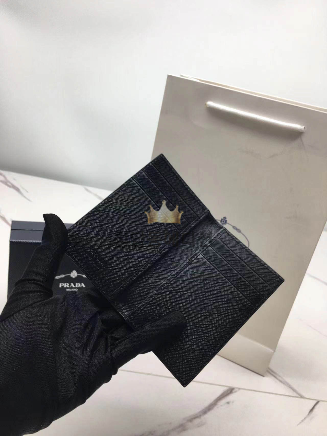 프라다 사피아노 카드지갑 2MC101 (컬러 블랙(은장))