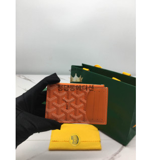 고야드 부르봉 카드지갑 (컬러 오렌지)