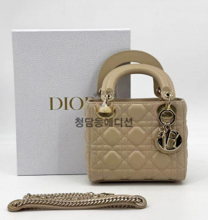디올 레이디백 미니 (램스킨)