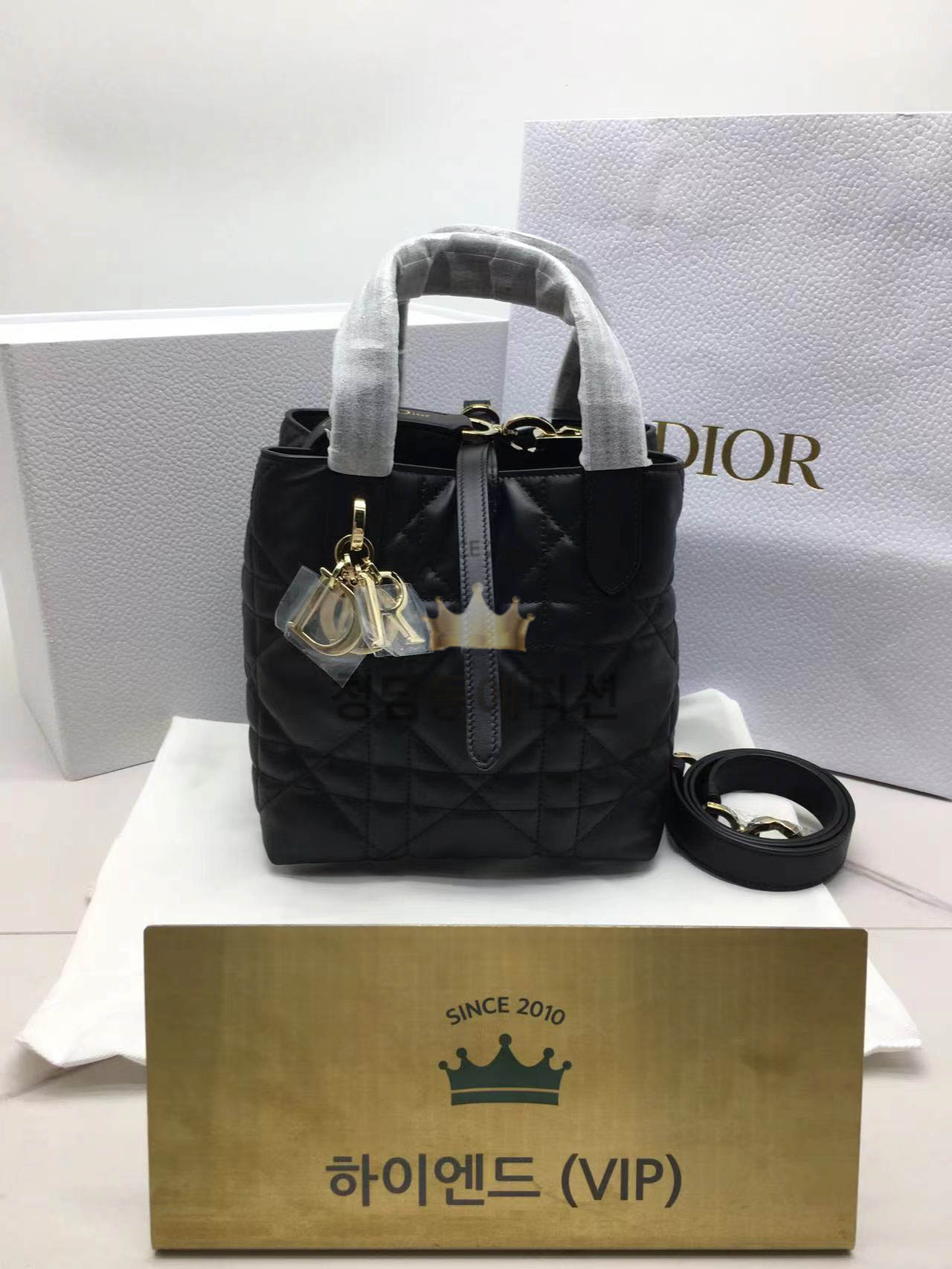 디올 뚜주흐 버티컬 스몰 토트백 숄더 크로스백 (upgrade ver.)