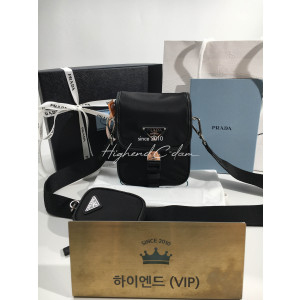 프라다 리나일론 사피아노 가죽 숄더백 2DMH XOP 2VD043