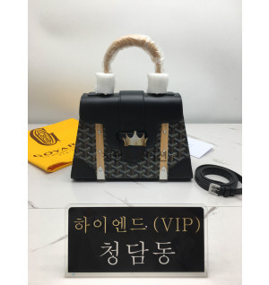 고야드 사이공 숄더백 28cm (컬러 블랙)