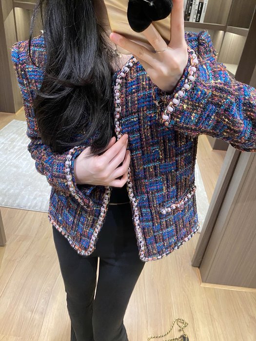 샤넬 트위드 자켓
