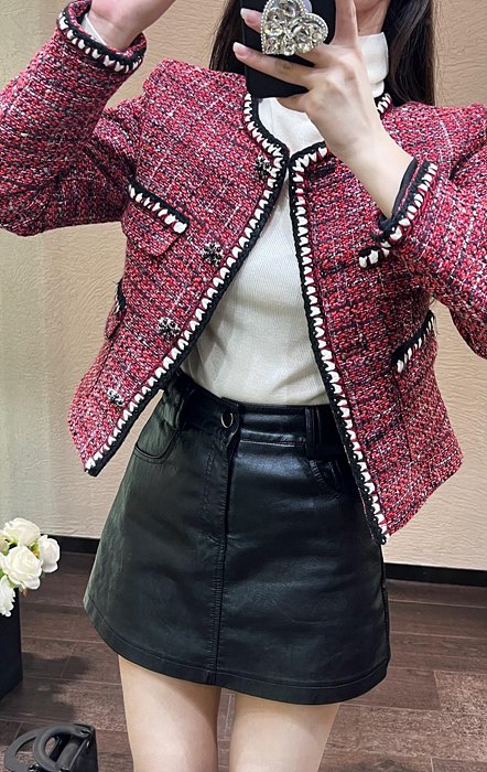 샤넬 트위드 자켓