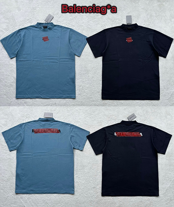 발렌시아가 반팔 (남녀공용) (컬러 소라,블랙)