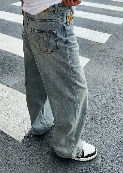 루이비통 데님 팬츠 (남성용)