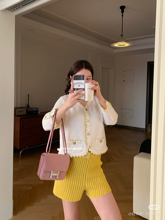 샤넬 25C 캐시미어 가디건