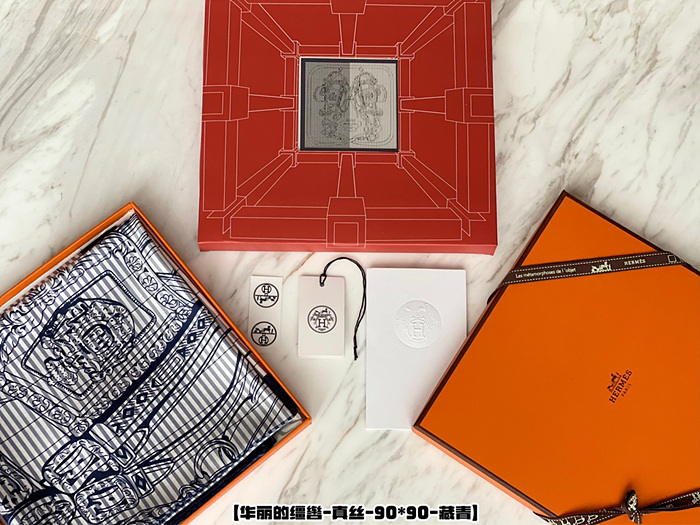 에르메스 실크 스카프