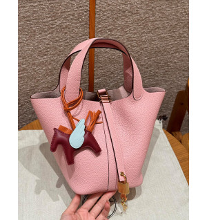 에르메스 피코탄18 올수공 금장 (컬러 로즈사쿠라)