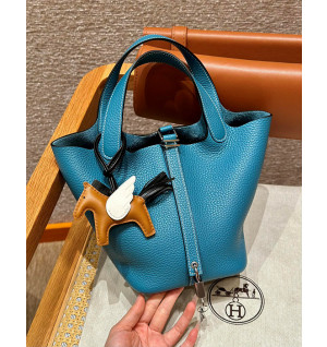 에르메스 피코탄18 올수공 (금장/은장) (컬러 블루진)