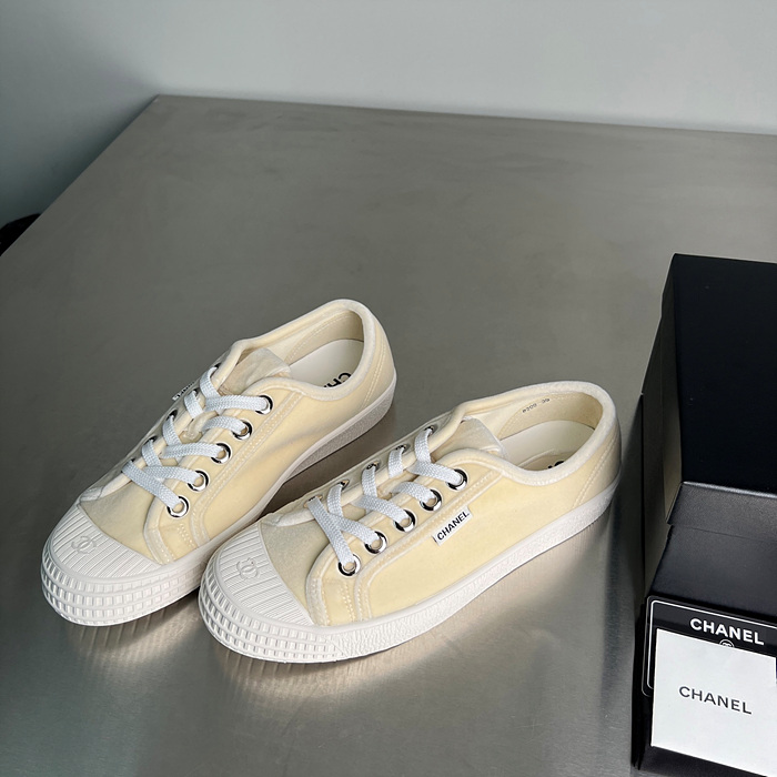 샤넬 25C 벨벳 스니커즈