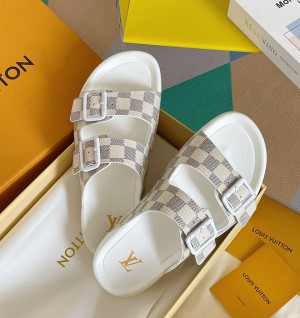 루이비통 23SS 다미에 슬라이드 (남성용)