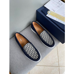 디올 스웨이드 오블리크 로퍼 (남성용)