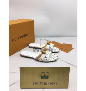 루이비통 x 무라카미 플랫 뮬