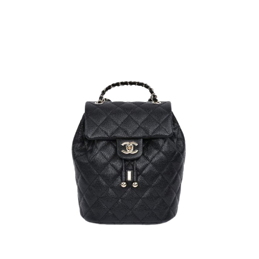 샤넬 CC 로고 버클 캐비어 스몰 백팩 23SS AS4058