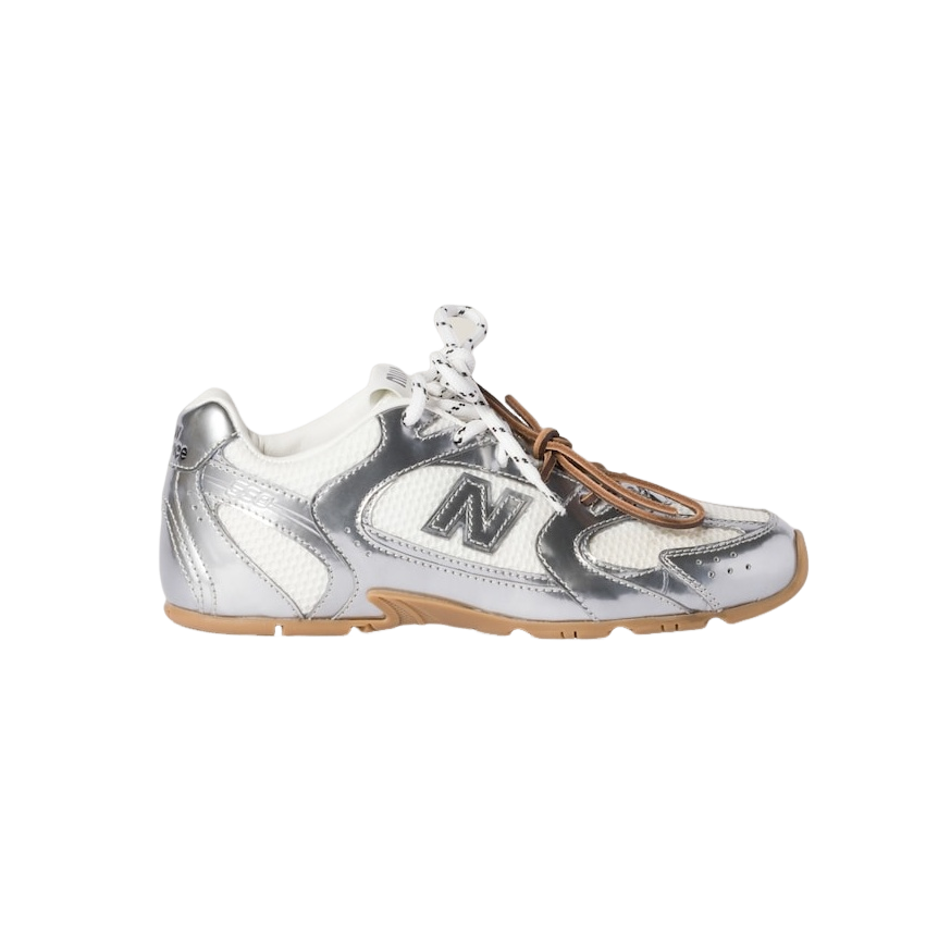 뉴발란스 X 미우 미우 530 SL 메탈릭 메쉬 스니커즈
